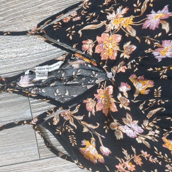BOGO!! American Eagle Floral Flowy Babydoll Swing Tank XS - Picture 2 of 3